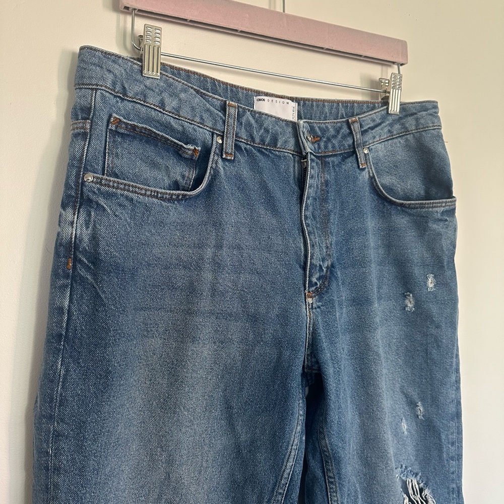 ASOS DESIGN Men’s Distressed Blue Jeans – W34 L32 – EUC‎ - Picture 5 of 7